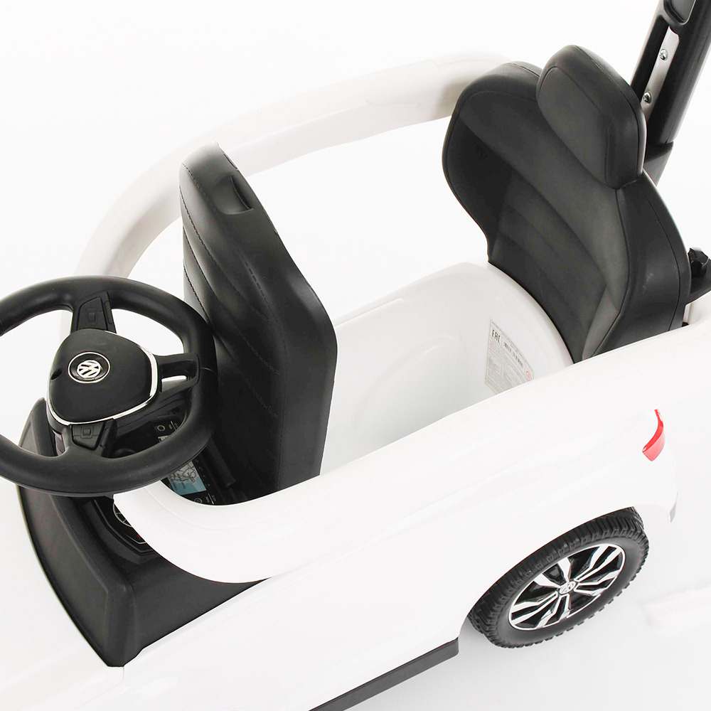 NINGBO PRINCE Каталка Volkswagen (ручка, бампер, подставка для ног) White/Белый