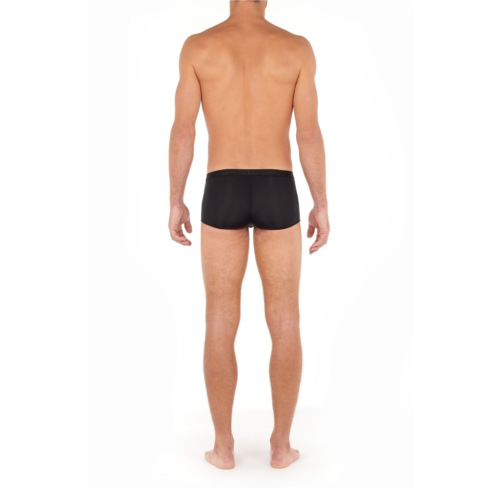 Мужские трусы хипсы черные HOM PLUME UP Trunk HO1 up 402373_400004