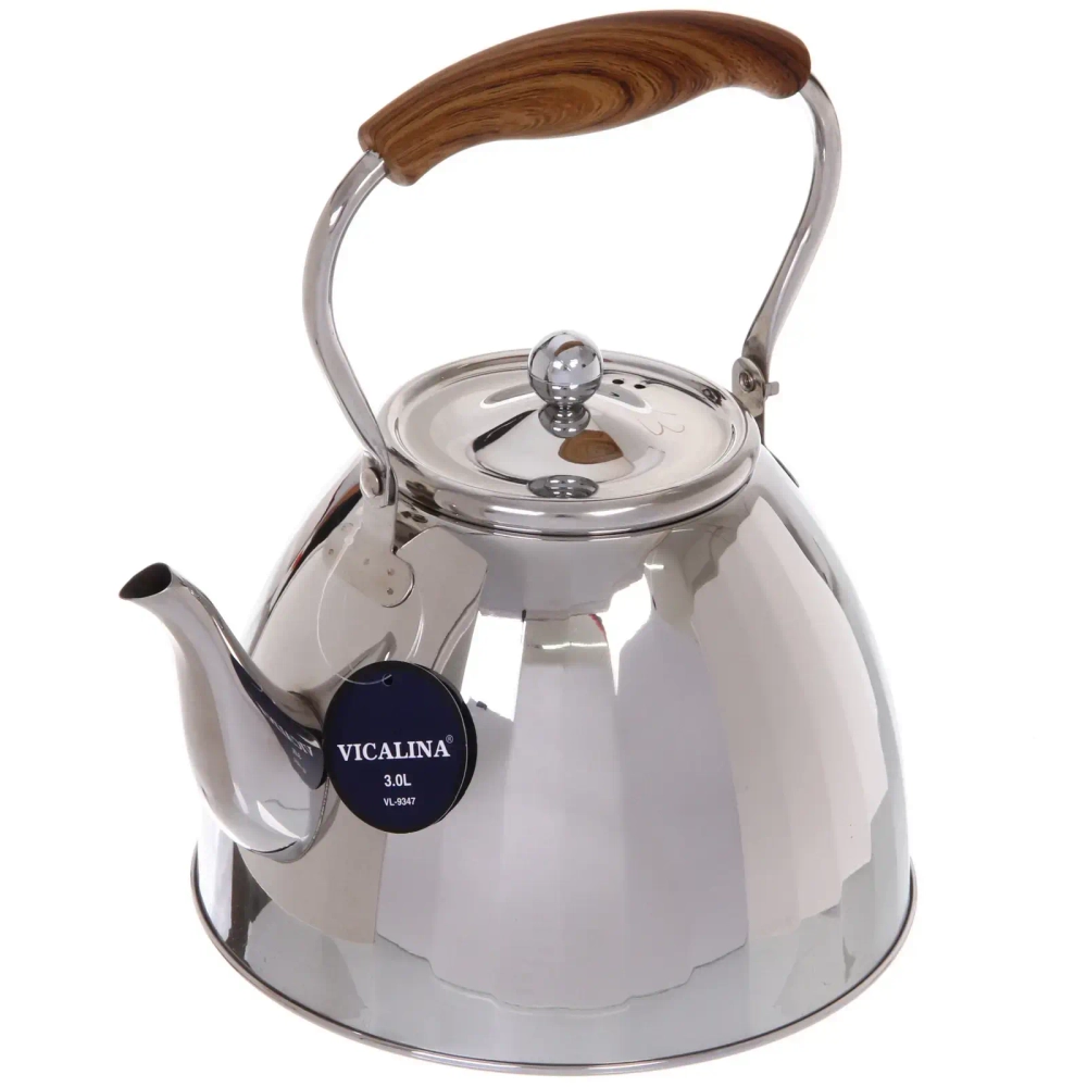 Чайник из нержавеющей стали 3л «Vicalina» с ситом, блеск VL-9377
