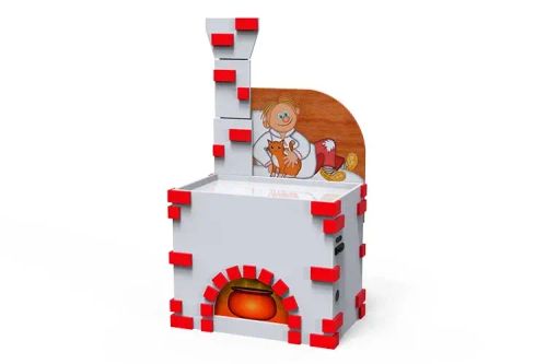 Детский песочный комплекс "Печь"