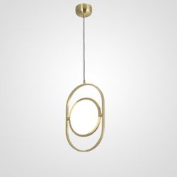 Подвесной светильник ARVET вертикальный Золото