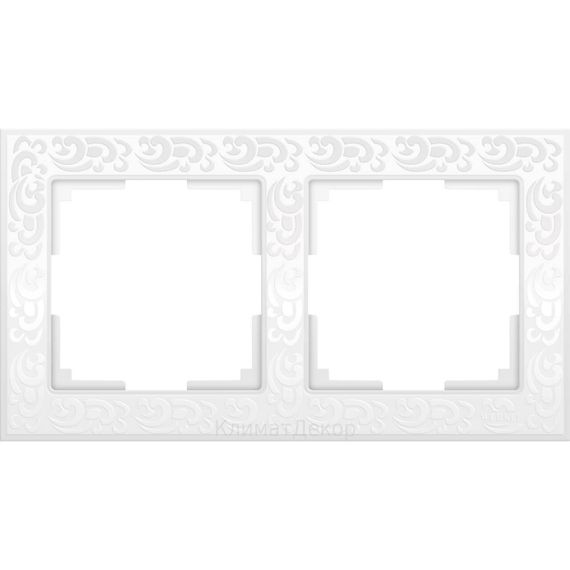 Рамка Werkel Flock на 2 поста слоновая кость WL05-Frame-02-ivory 4690389046919