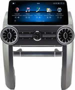 Магнитола для Land Rover Discovery 3 2005-2009 (прямые углы) - Carmedia SF-1203 монитор 12.3" в стиле BMW на Android 11, CarPlay, 4G SIM-слот