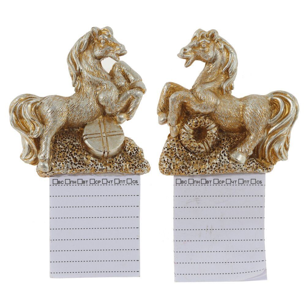 GAEM Магнит "Лошадка" с блокнотом, L7 W1,5 H12 см, 2в.