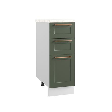 Кухня Модуль СМЯ 300 Квадро Оливково-зеленый