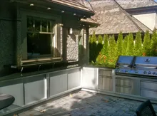 Приусадебная кухня Napoleon Oasis-200 с встроенным газовым грилем Napoleon BILEX-485