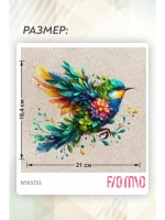 Термонаклейка на одежду, термопринт Птица