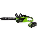 Аккумуляторная цепная пила Greenworks GD40CS18K5 (1 x 5 Ач, ЗУ) 2005807UG