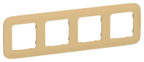 FLITE Рамка 4-местная РУ-4-А-ФлШм шамуа IEK