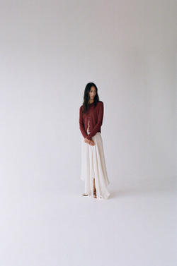 Фуляр с необработанными краями