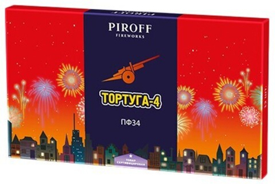 ПФ34 Петарды "Тортуга-4" (1 блок / 8 упаковок)