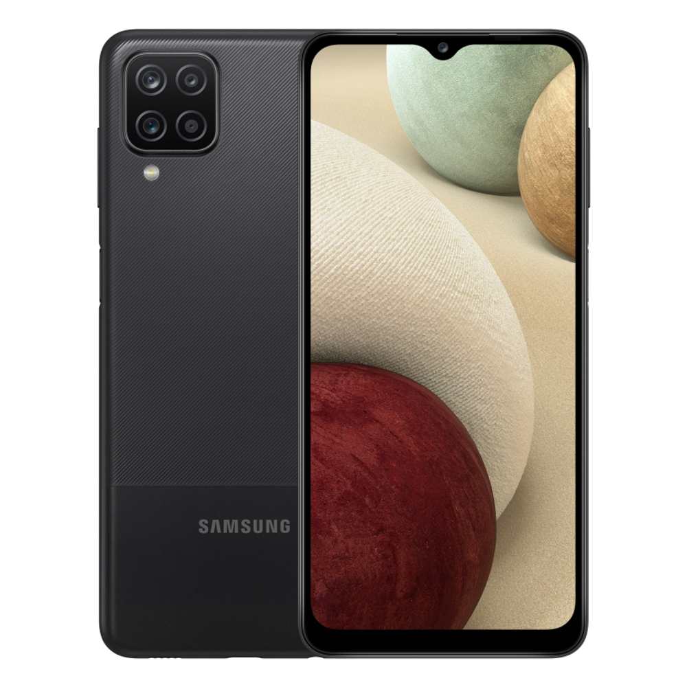 Смартфон Samsung Galaxy A12 Nacho SM-A127 4/128GB черный (SM-A127FZKKSER)