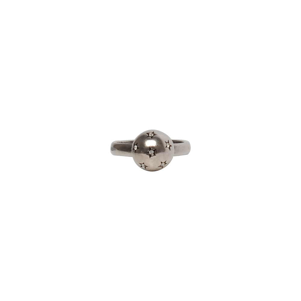 "Шарик" кольцо в серебряном покрытии из коллекции "Леди" от Jenavi