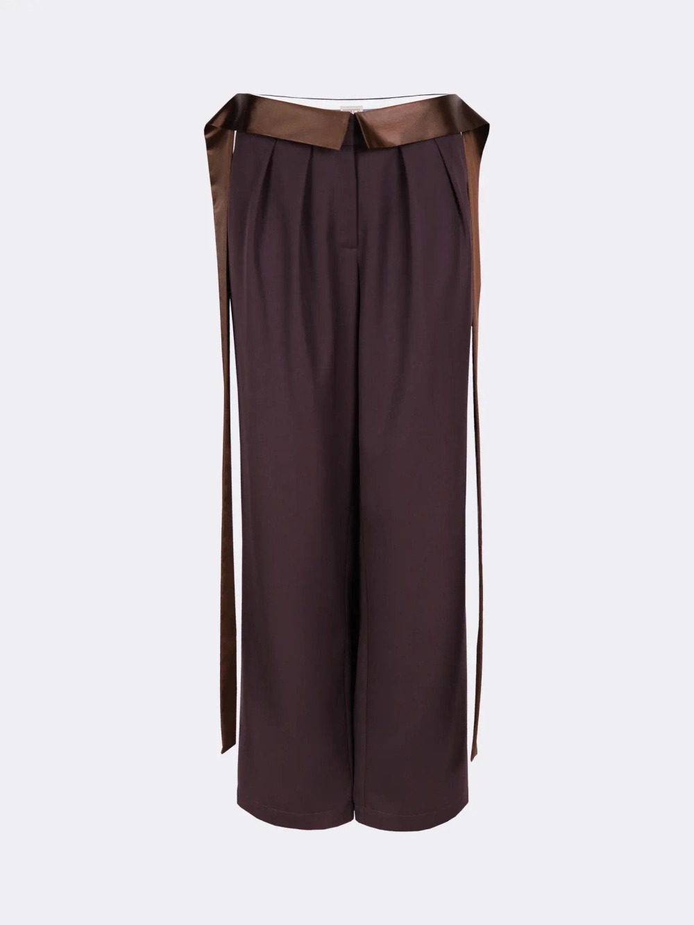 Брюки с декоративной лентой OLA OLA