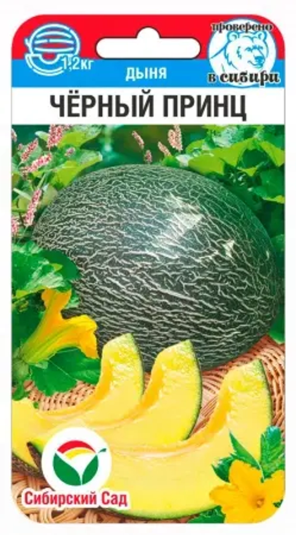 Дыня Черный принц 5шт (Сиб Сад)