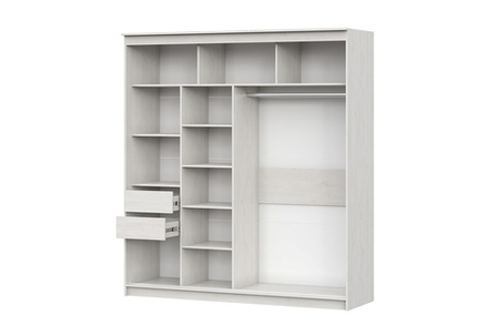 №25 (SV-Мебель) Шкаф-купе (Грей) сосна санторини