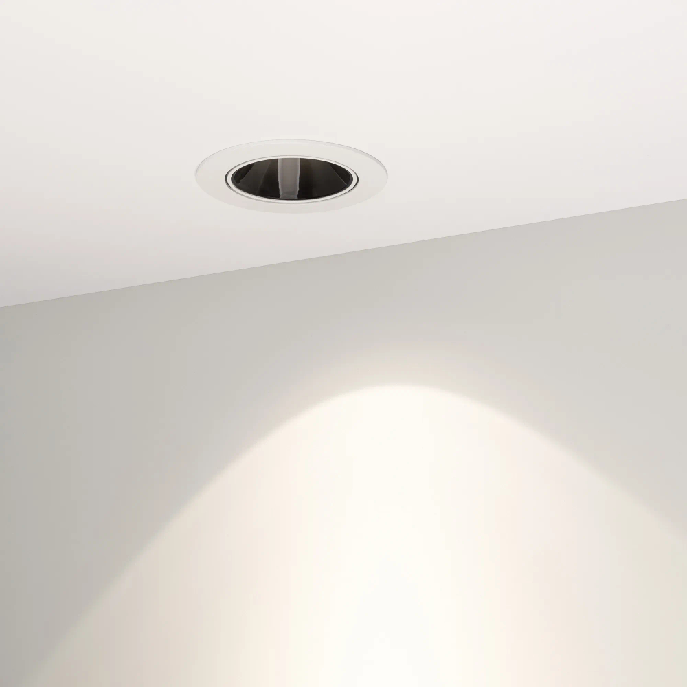 Светильник MS-FORECAST-BUILT-TURN-R102-12W Day4000 (WH-BK, 32 deg, 230V) (Arlight, IP20 Металл, 5 лет) 033659