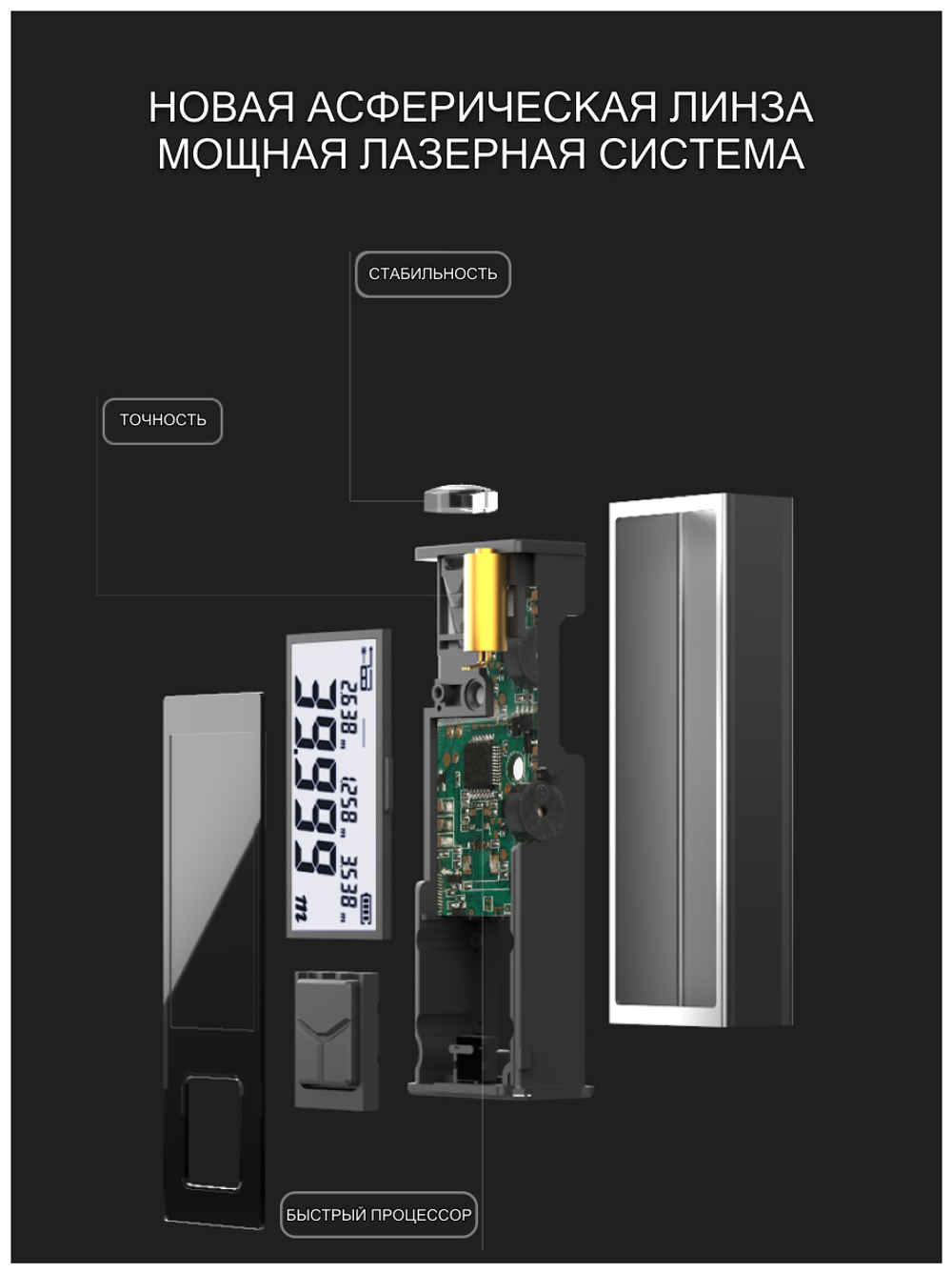 ДАЛЬНОМЕР ЛАЗЕРНЫЙ SNDWAY SW-MT4