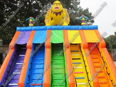 Коммерческая надувная полоса препятствий "В поисках приключений"