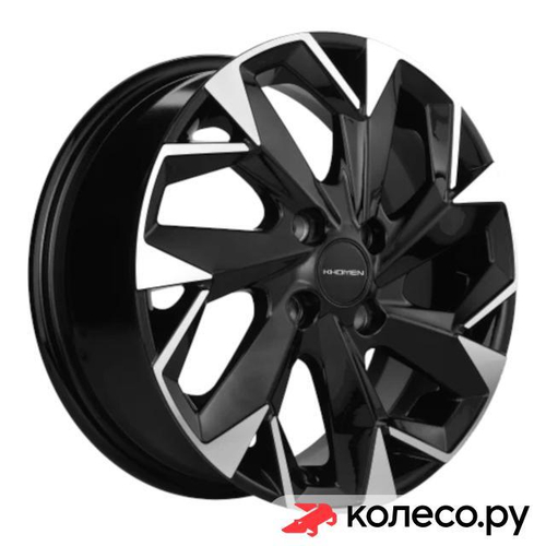 KHW1508 (Cobalt) 6x15/4*100 D56.6 ET39 Black-FP