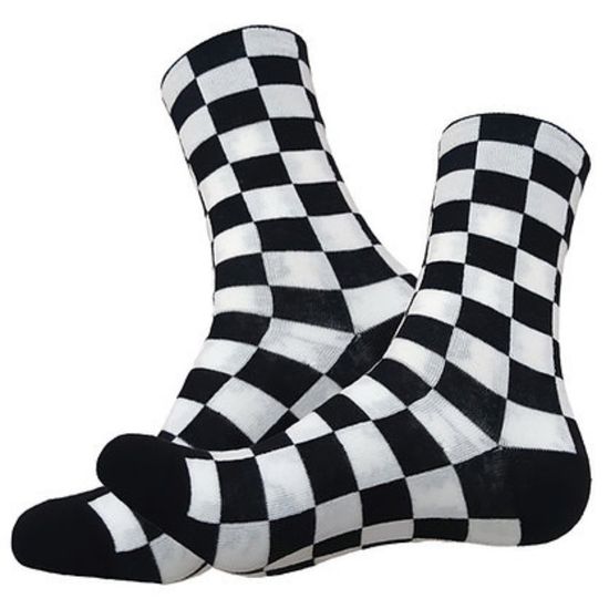 Носки "Зазеркалье", р-р 38-42  (черно-белый)