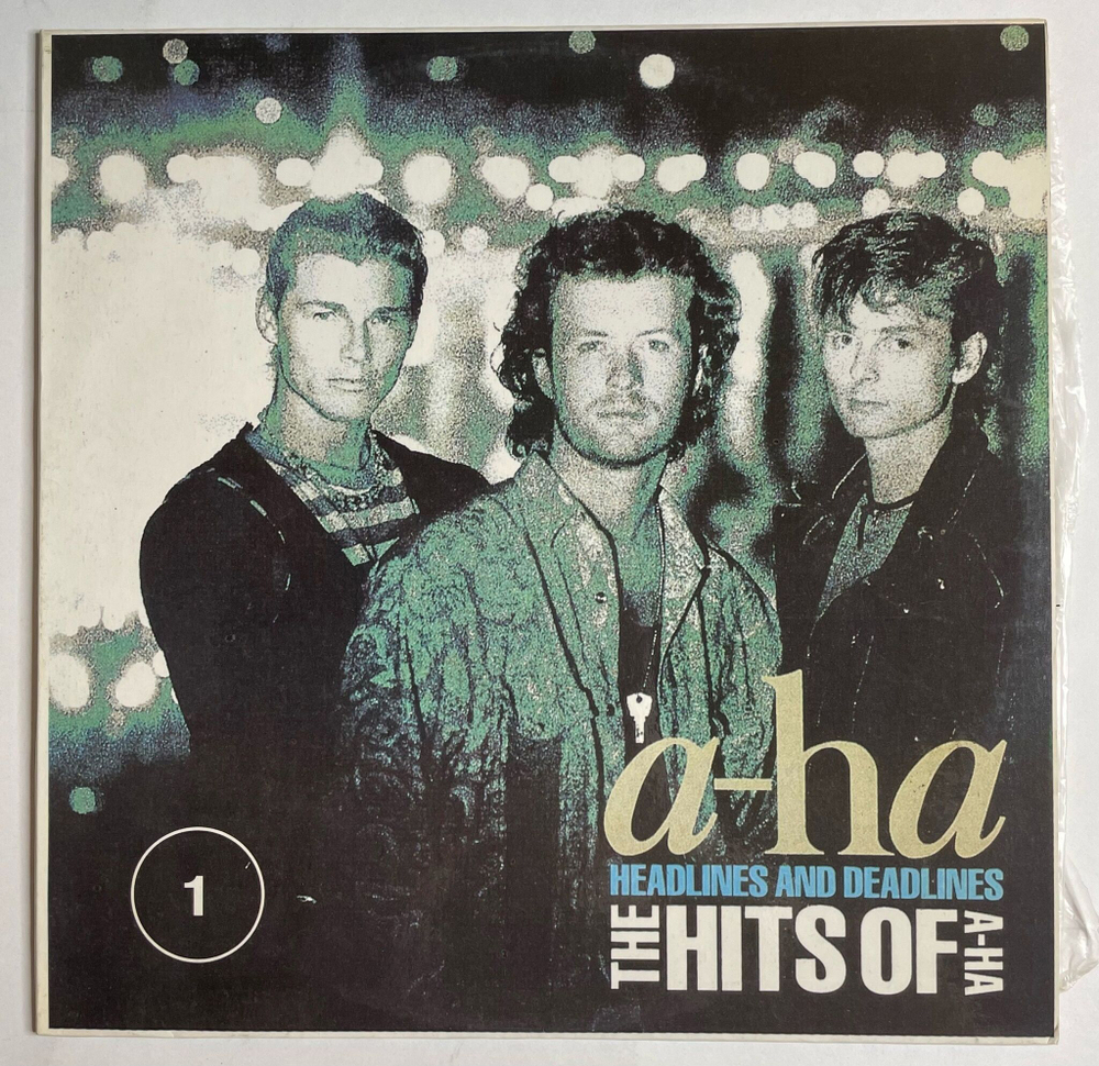Винтажная виниловая пластинка LP Headlines And Deadlines The Hits Of A Ha Vol 1 (Россия 1992)