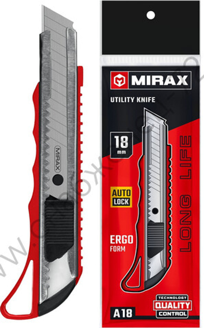 MIRAX 18 мм, нож с автостопом (09127)
