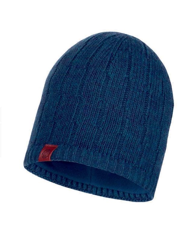 Шапка вязаная с флисом Buff Hat Knitted Polar Jeroen Dark Denim Фото 1