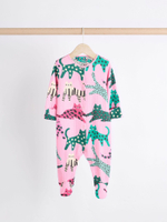 Комбинезон / Cлип для малышей Next B76-747, 3 шт., Розовый, Зеленый