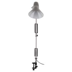 Настольный светильник ЭРА N-121-E27-40W-GY Е27 на струбцине серый | Настольные светильники под лампу