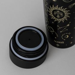 ТЕРМОКРУЖКА AGNESS "SUPERNOVA BLACK" 360МЛ, КОЛБА НЕРЖ.СТАЛЬ 18/10