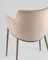 Стул Твигги велюр бежевый, каркас бежево-серый
