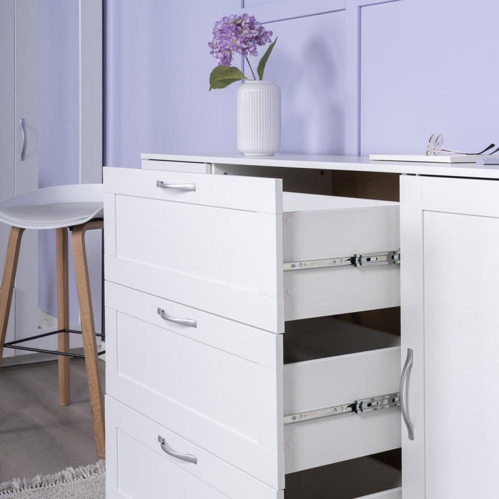 Сириус Тумба 2 двери и 3 ящика