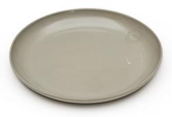 Тарелка SERVING PLATTER LARGE round Сервировочная Feinedinge Серый