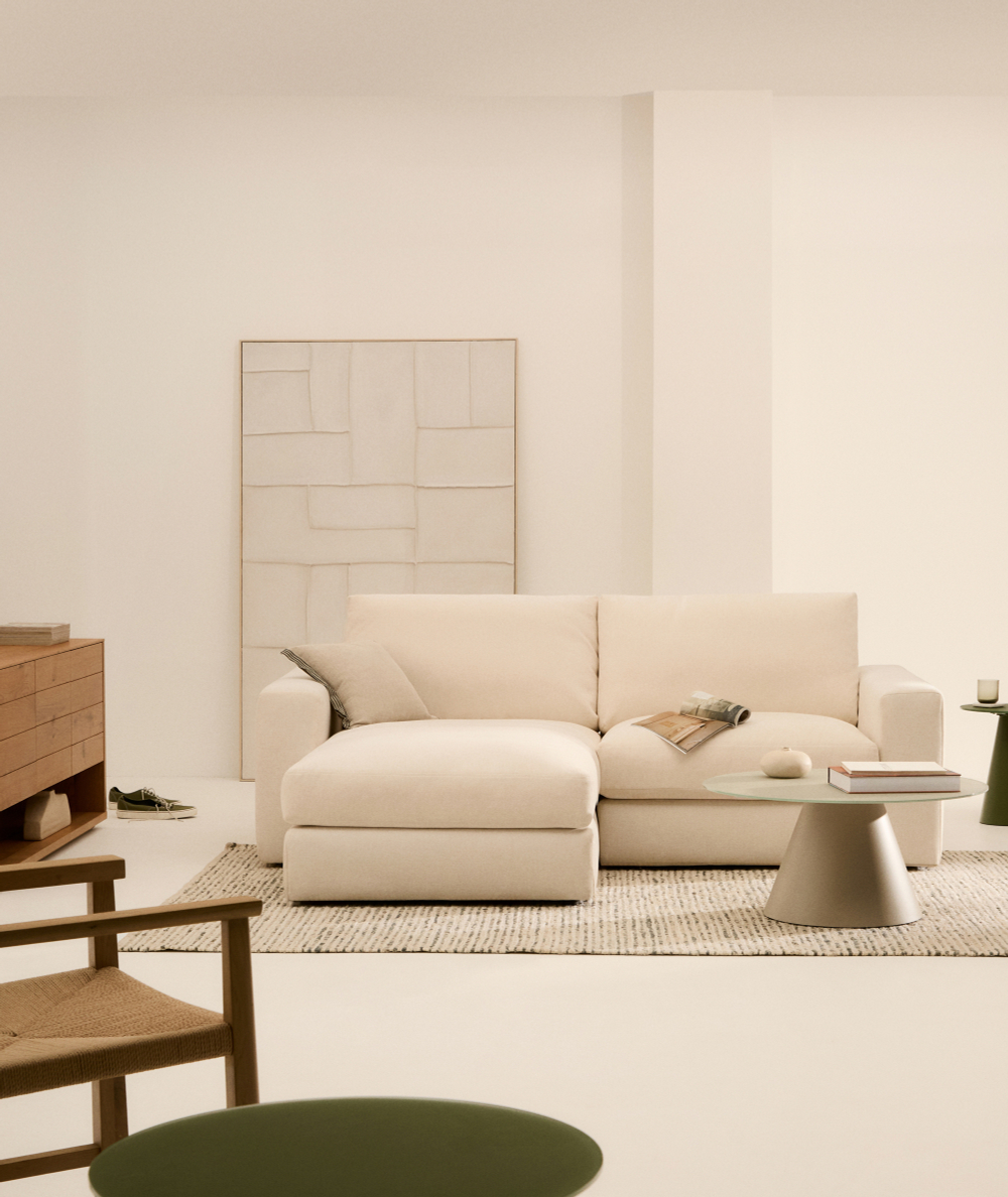 Alea 3-местный модульный диван с левым шезлонгом и съемным чехлом 220 см