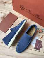 Лоферы Loro Piana синие