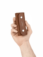 Ключница F key Коньячный