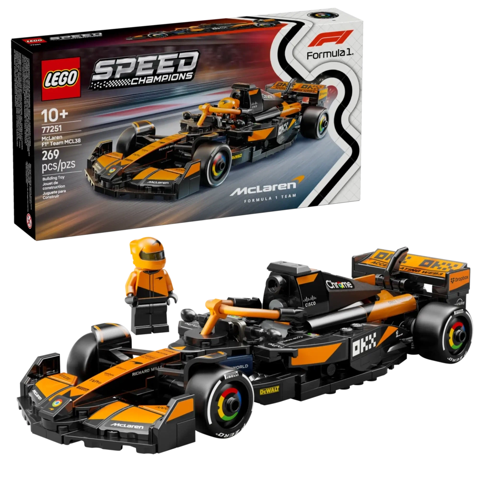 Конструктор LEGO Speed Champions 77251 Гоночный автомобиль McLaren F1 Team MCL 38