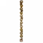 Новогодние шары 3 см (набор 12 шт) «Микс фактур», золото