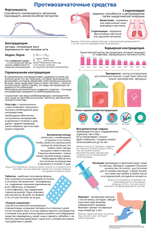 Комплект плакатов для кабинета акушера-гинеколога