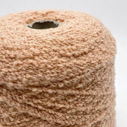 Пряжа букле Lineapiu Koalа (80% меринос, 20% па) 320м/100гр, розовый беж