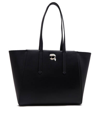 Кожаная сумка-шопер k/ikonik 2.0 pin Karl Lagerfeld - черный(240W3081)