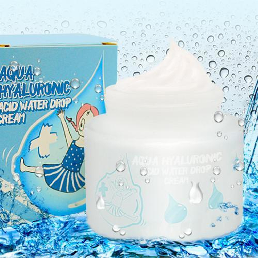 Elizavecca Aqua Hyaluronic Acid Water Drop Cream увлажняющий крем для лица с гиалуроновой кислотой