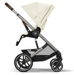 Коляска Cybex Balios S Lux TPE 2025 Cloud G i-Size Lava Grey 3 в 1 Seashell Beige с дождевиками