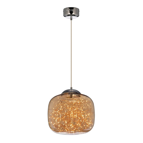 Подвесной светодиодный светильник Lumina Deco Daisy LDP 6823-300 CHR+AMB