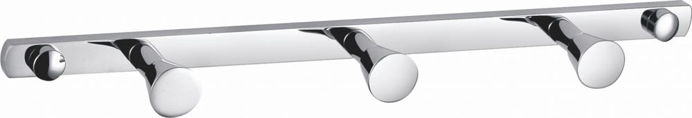 Вешалка с 3 крючками для ванной WONZON & WOGHAND, Хром (WW-9381-3)