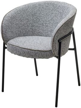 Стул GUST цвет светло-серый TOPIC 451 / черный каркас