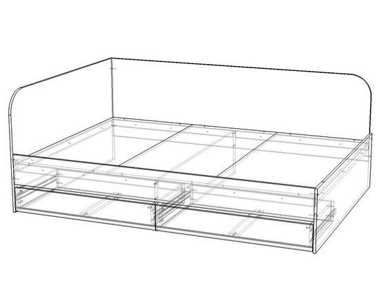 Кровать МАЛЬТА-4  левая