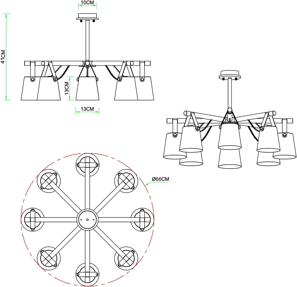 Потолочная люстра Arte Lamp THOMAS