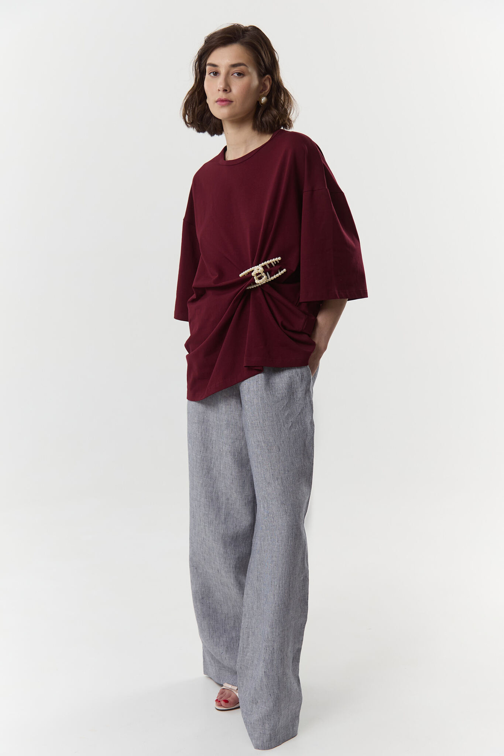 Футболка объемного кроя